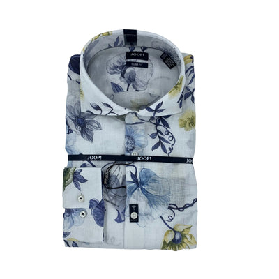 Joop Long Sleeve Linen Floral Shirt - PaulPuncher